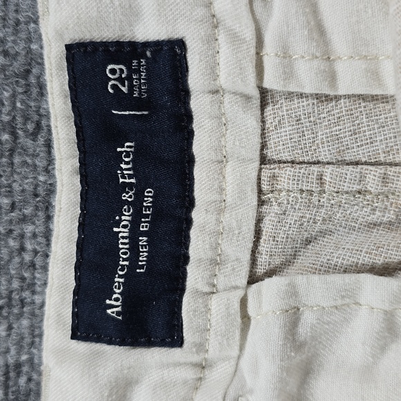 Abercrombie & Fitch Tailored Linen-Blend Short Sz 29 - Picture 2 of 10